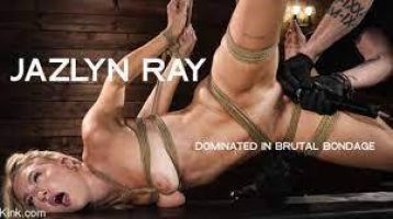 Jazlyn Ray Dominated In Brutal Bondage (Hogied)