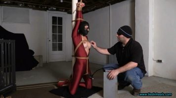 Sarah Brooke – Hooded and Tormented in the Basement Dungeon! (Tied in Heels)