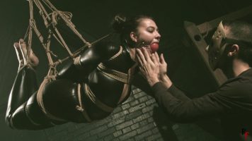 Xena in Catsuit – Long Bondage Session for Submissive Rope Bunny (Russian Fetish)