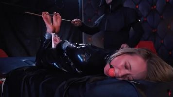 Tickling and Foot Torture to Tears – Big Hard Session for Alla in Catsuit