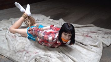 Mia in Attic Hogtie in Socks (Alt Girls Bound)