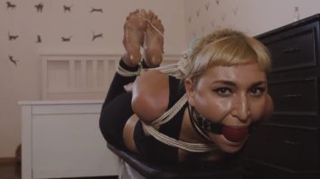 Gadya is Hogtied Tightly (Russian Fetish)