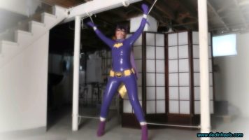 Rachel Adams – Batgirl Spreadeagle in the Dungeon Lair! (TIED IN HEELS)