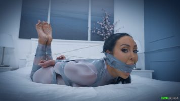 Mila Amora – Arched Tape Hogtie Alt (Gagattack)