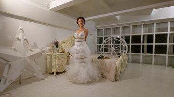 Sofi – Tied Up With Ropes in Wedding Dress