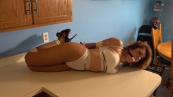 Alba Zevon – Counter Top Hogtie (Bondage Mischief)