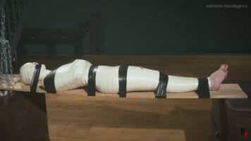 Stacy – True Rope Bunny Bliss Part 2 – Total Microfoam Mummification and Vertical Suspension (Russian Fetish)