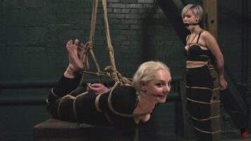 Sayori Tries Suspension Bondage for the First Time and Astrid as a Detached Observer (Russian Fetish)