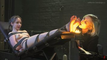 Astrid Plays with Fire – Arina’s Feet Meet the Heat