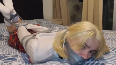 Nani – Bound for Her F Grade?! Schoolgirl Nani Gets Ballgagged, STUFFED and Tape-SEALED!